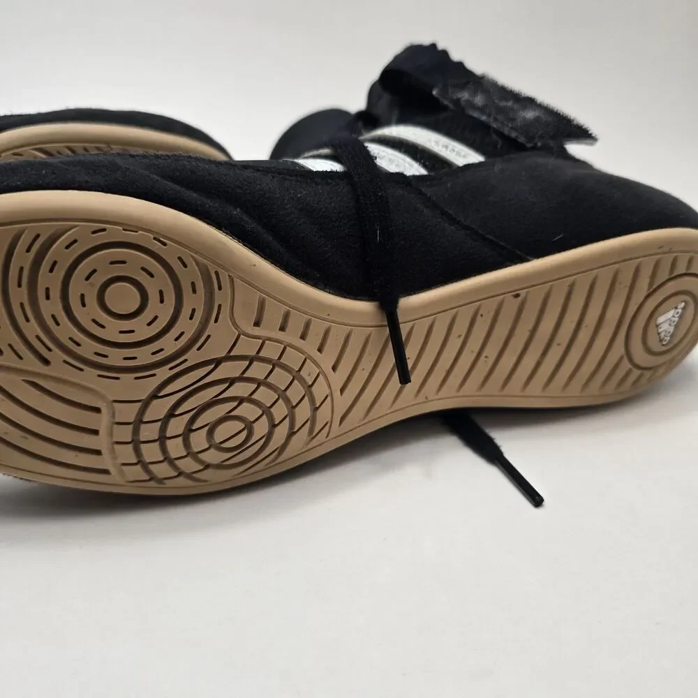 Adidas HVC 2 Mens Size 6.5 Wrestling Shoes Sneakers Black White AAQ3325